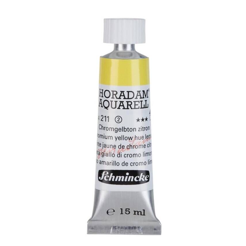 Schmincke Horadam Aquarell Artist Sulu Boya 15 ml Tüp Seri 2 211 Chromium Yellow Hue Lemon