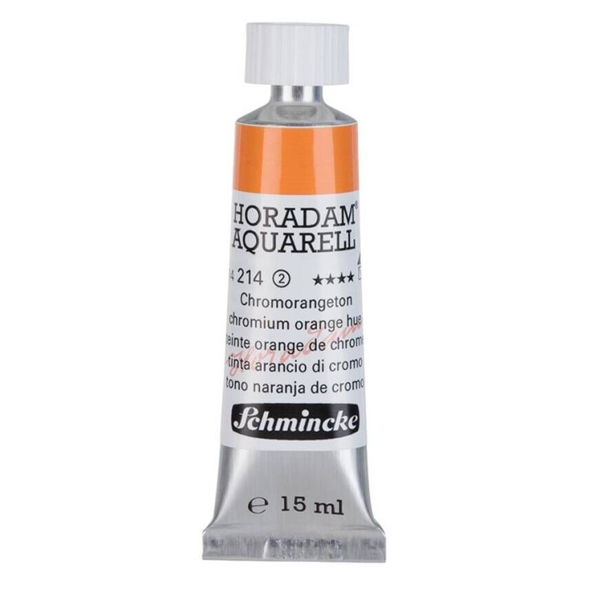 Schmincke Horadam Aquarell Artist Sulu Boya 15 ml Tüp Seri 2 214 Chromium Orange Hue