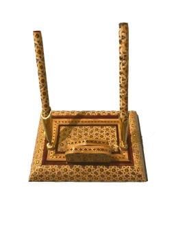 AHŞAP KALEMLİK SEDEF KAKMA Masa Üstü Kartlık