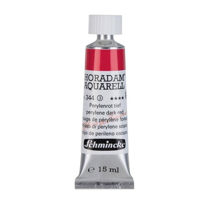 Schmincke Horadam Aquarell Artist Sulu Boya 15 ml Tüp Seri 3 344 Perylene Dark Red