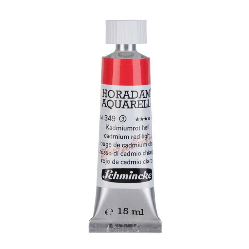 Schmincke Horadam Aquarell Artist Sulu Boya 15 ml Tüp Seri 3 349 Cadmium Red Light