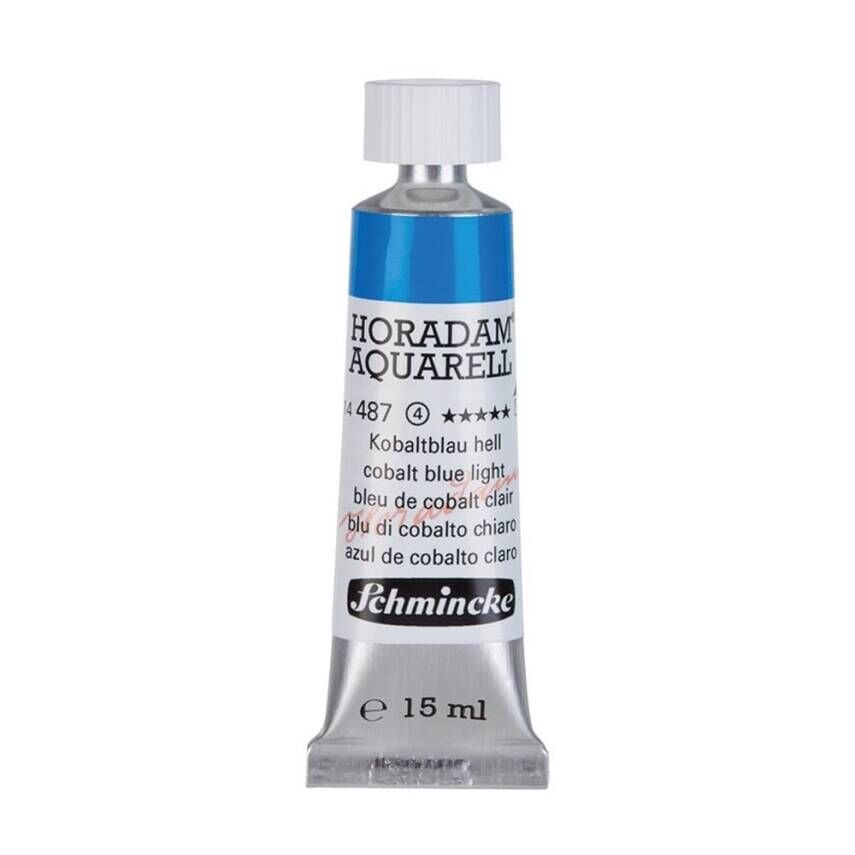 Schmincke Horadam Aquarell Artist Sulu Boya 15 ml Tüp Seri 4 487 Cobalt Blue Light