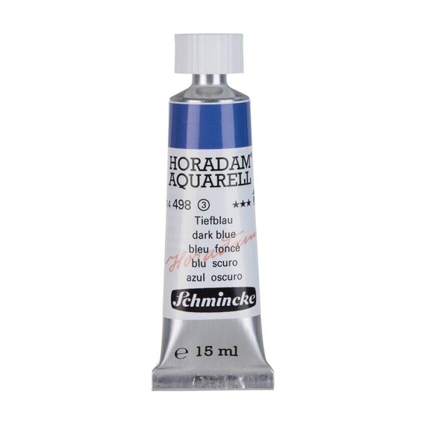 Schmincke Horadam Aquarell Artist Sulu Boya 15 ml Tüp Seri 3 498 Dark Blue