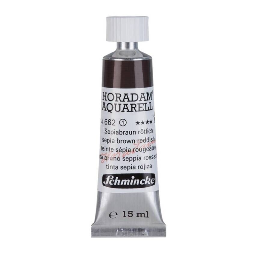 Schmincke Horadam Aquarell Artist Sulu Boya 15 ml Tüp Seri 1 662 Sepia Brown Reddish