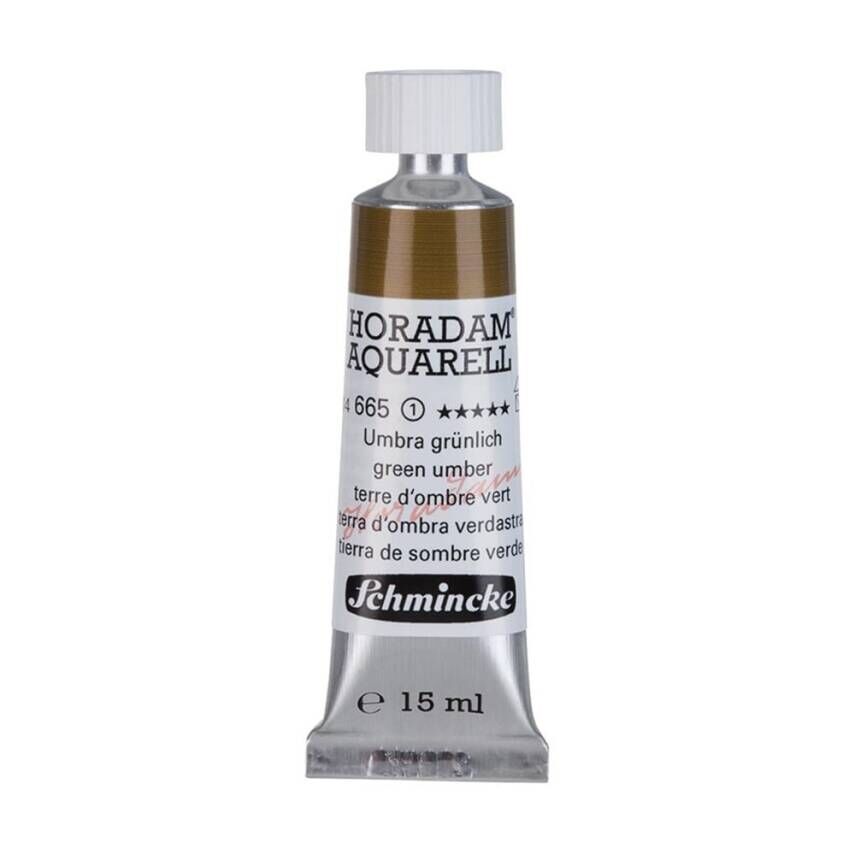 Schmincke Horadam Aquarell Artist Sulu Boya 15 ml Tüp Seri 1 665 Green Umber