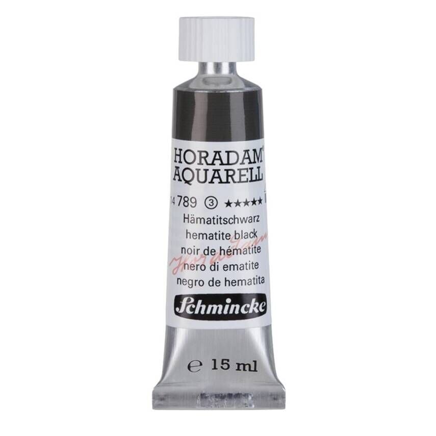 Schmincke Horadam Aquarell Artist Sulu Boya 15 ml Tüp Seri 3 789 Hematite Black