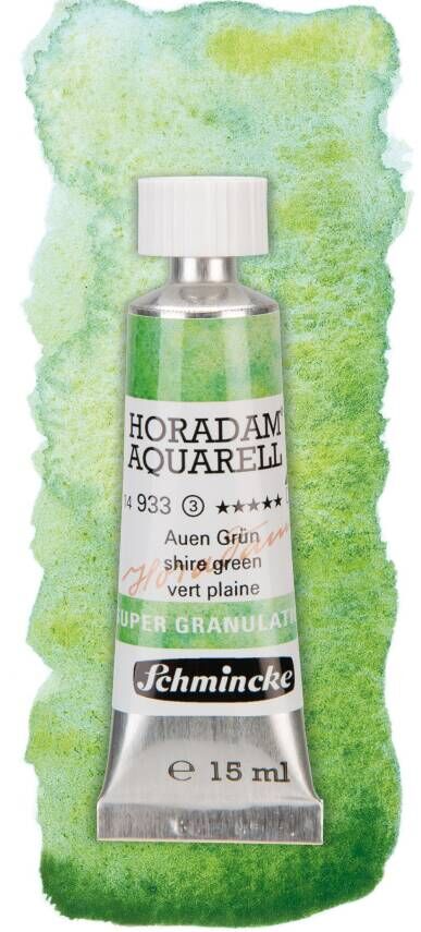 Schmincke Horadam Aquarell Super Granulation Sulu Boya 15 ml Tüp Seri 3 933 Shire Green
