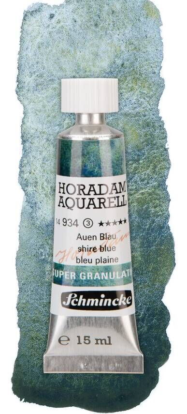 Schmincke Horadam Aquarell Super Granulation Sulu Boya 15 ml Tüp Seri 3 934 Shire Blue