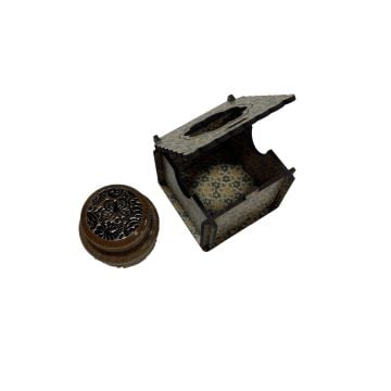 Yosof Abzar Ahşap Hokka Kutulu