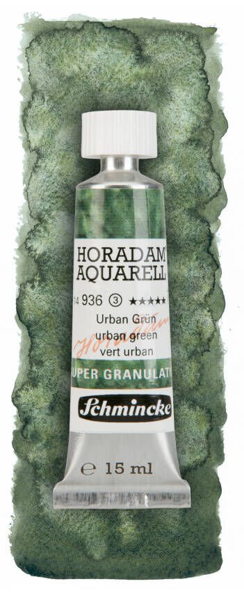 Schmincke Horadam Aquarell Super Granulation Sulu Boya 15 ml Tüp Seri 3 936 Urban Green