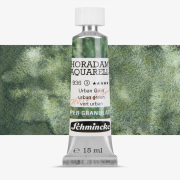 Schmincke Horadam Aquarell Super Granulation Sulu Boya 15 ml Tüp Seri 3 936 Urban Green