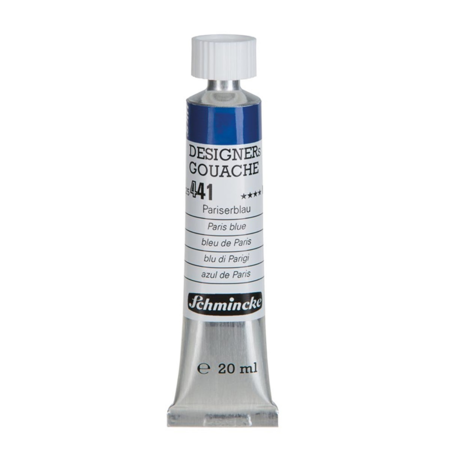 Schmincke 441 Paris Blue HKS Designers' Gouache Boya 20 ml