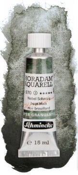 Schmincke Horadam Aquarell Super Granulation Sulu Boya 15 ml Tüp Seri 3 970 Haze Black
