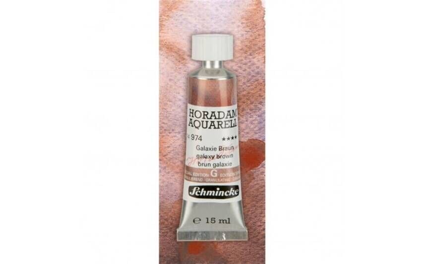 Schmincke Horadam Aquarell Super Granulation Sulu Boya 15 ml Tüp Seri 3 974 Galaxy Brown