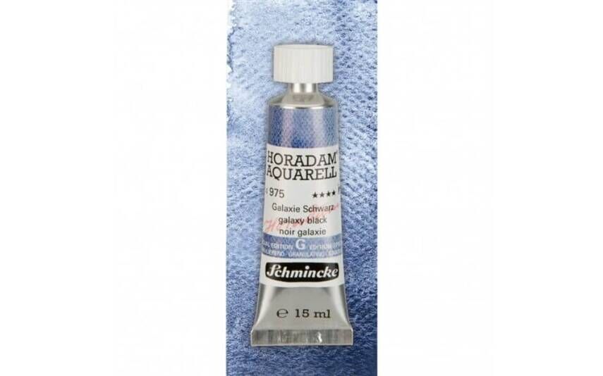 Schmincke Horadam Aquarell Super Granulation Sulu Boya 15 ml Tüp Seri 3 975 Galaxy Black