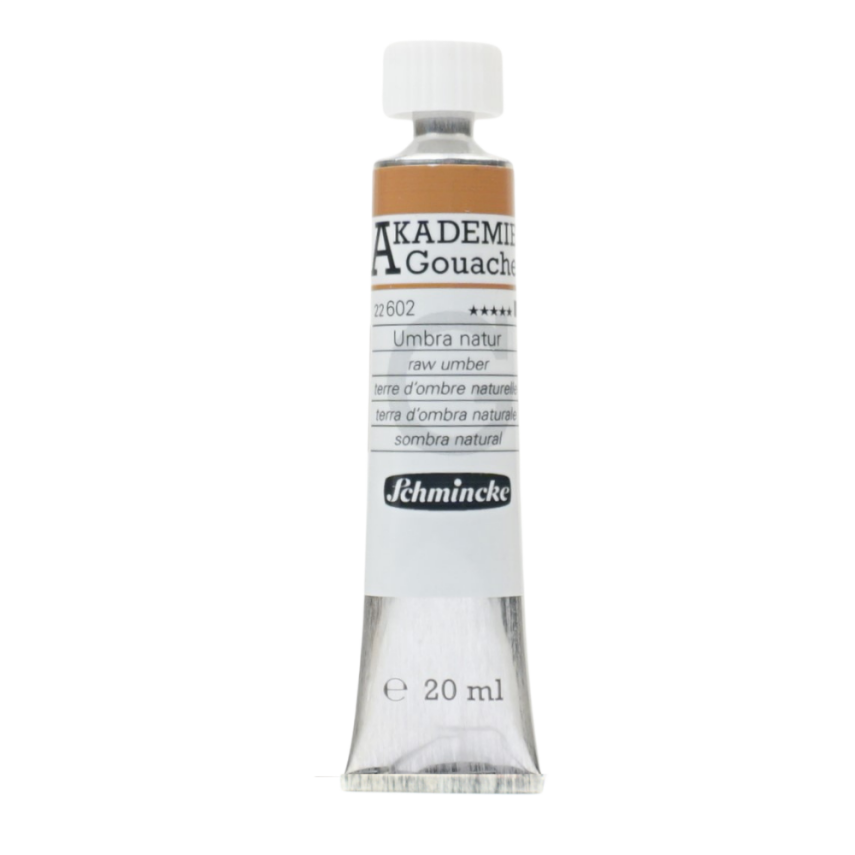 Schmincke Akademie Gouache Boya 602 Raw Umber 20 ml