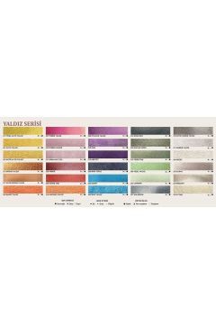 ŞemseArt No: 201 Altın Yaldız Yarım Tava Sulu Boya