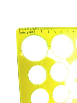 Hatas Daire Şablonu 1-35 mm 02271 Sarı