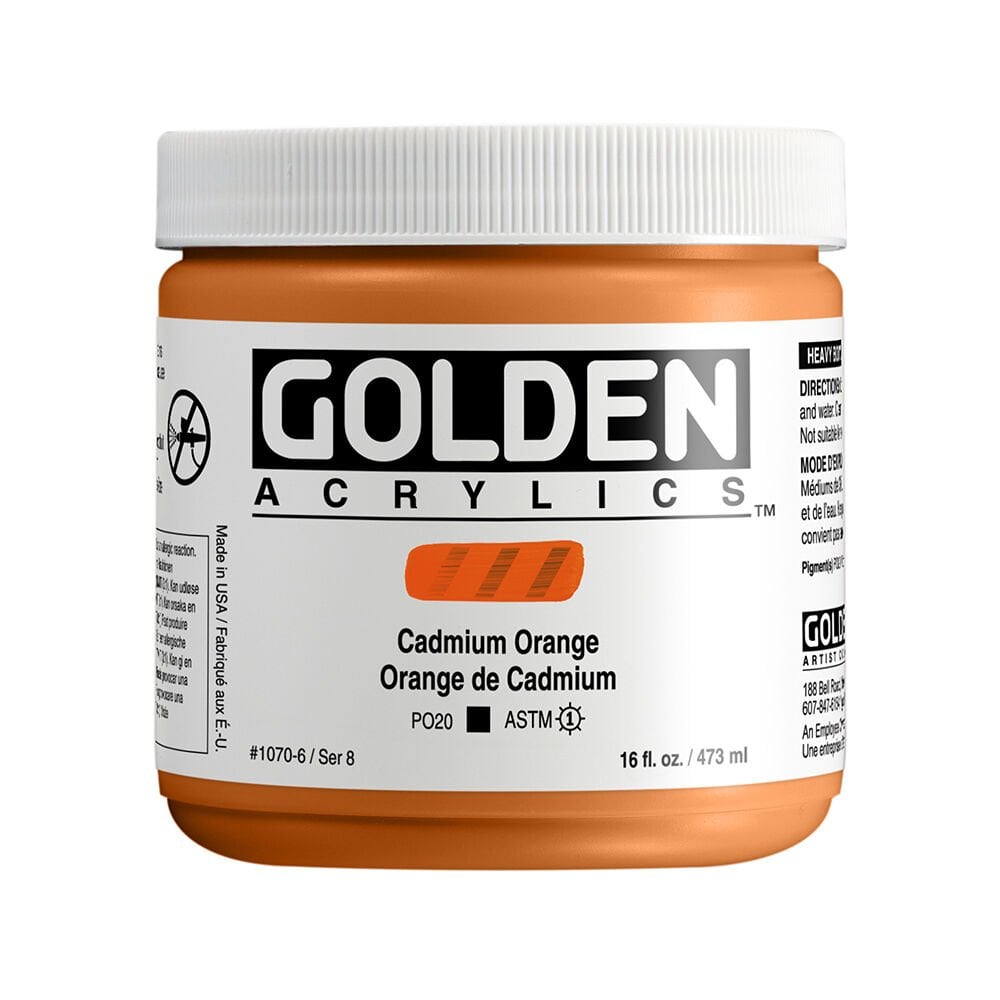 Golden Akrilik HB CADMIUM ORANGE 473 ML