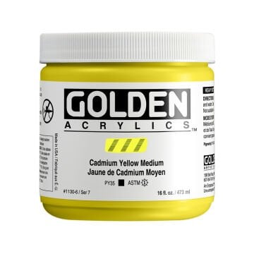 Golden Akrilik HB CADM.YLW.MED. 473 ML