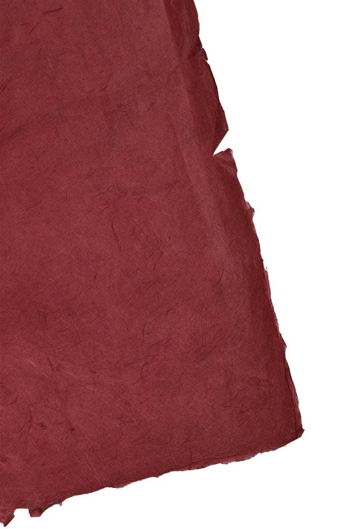 Tiryakiart Aharsız El Yapımı Asitsiz Nepal Kağıdı 50x70 cm 37 Red