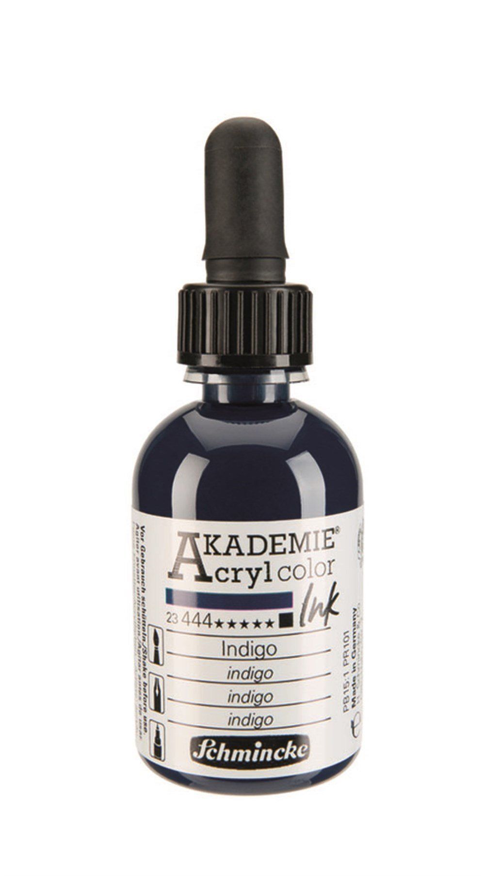 Schmincke Akademie acrylcolor Akrilik Mürekkep 50 ml 444 indigo