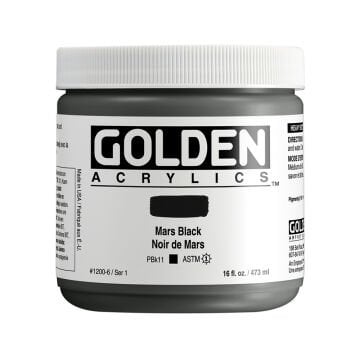 Golden Akrilik HB MARS BLACK 473 ML