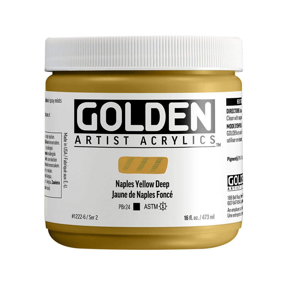 Golden Akrilik HB NAPLES YELLOW DEEP  473ML