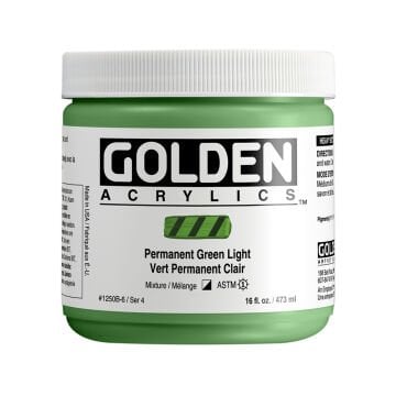 Golden Akrilik HB PERM.GREEN LT. 473 ML