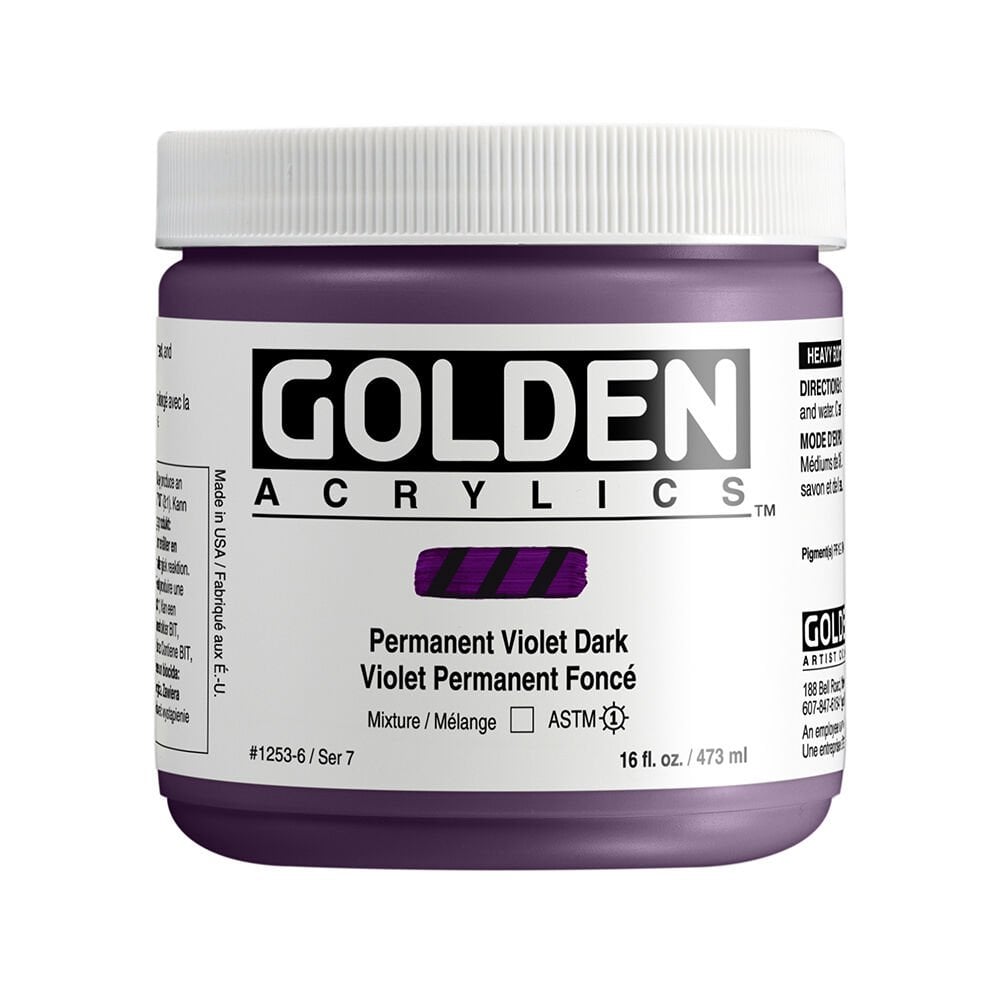 Golden Akrilik HB PERM.VIOLET ARK 473 ML