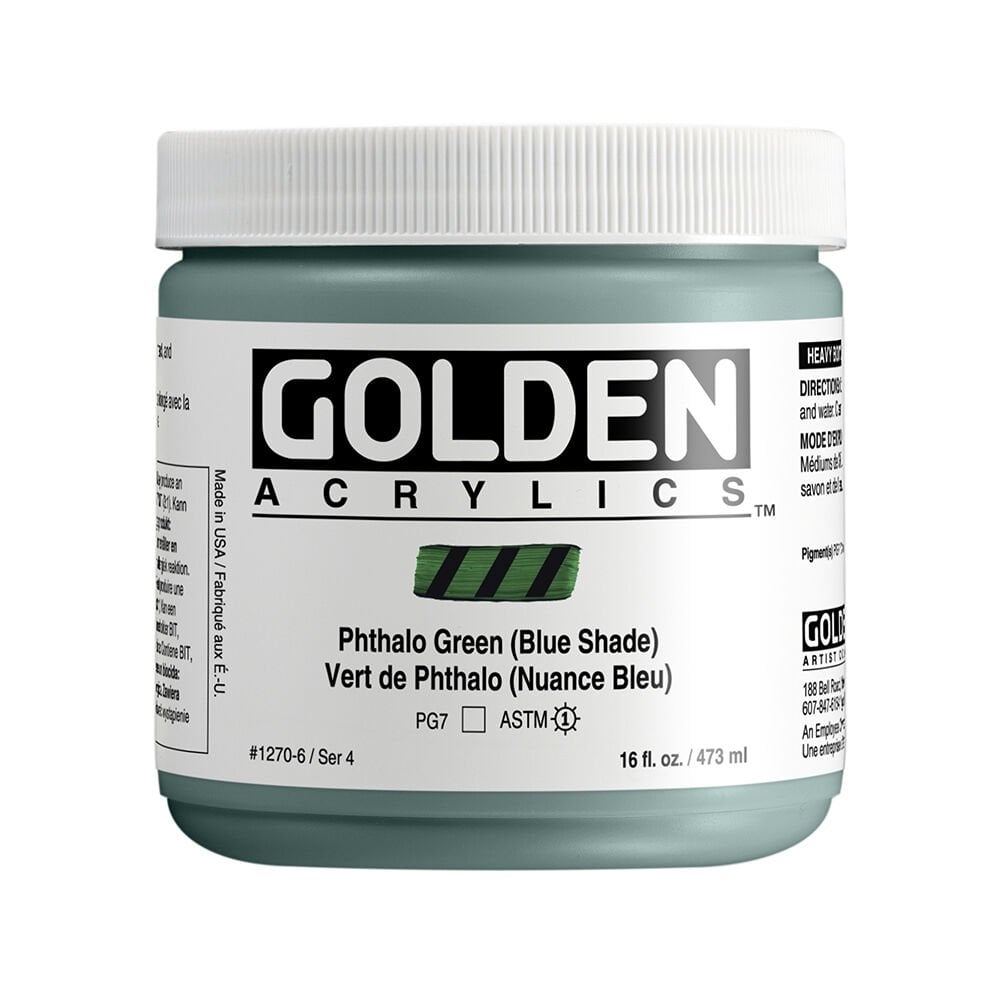Golden Akrilik HB PHTHL.GRN.(BLUE SH.) 473ML