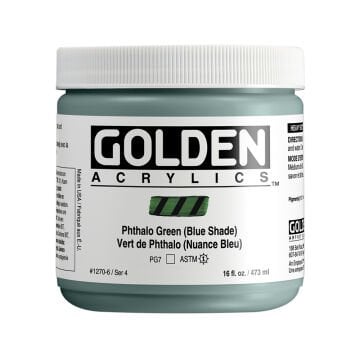 Golden Akrilik HB PHTHL.GRN.(BLUE SH.) 473ML