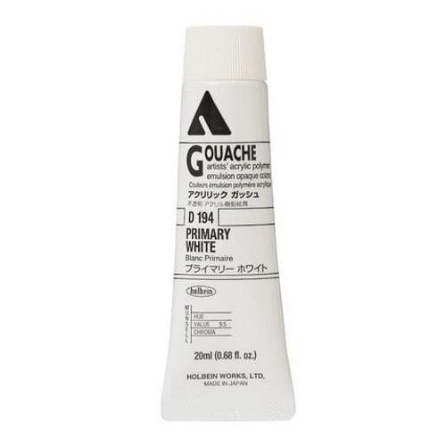 Holbein Akrilik Guaj Boya 20 ml D194 PRIMARY WHITE