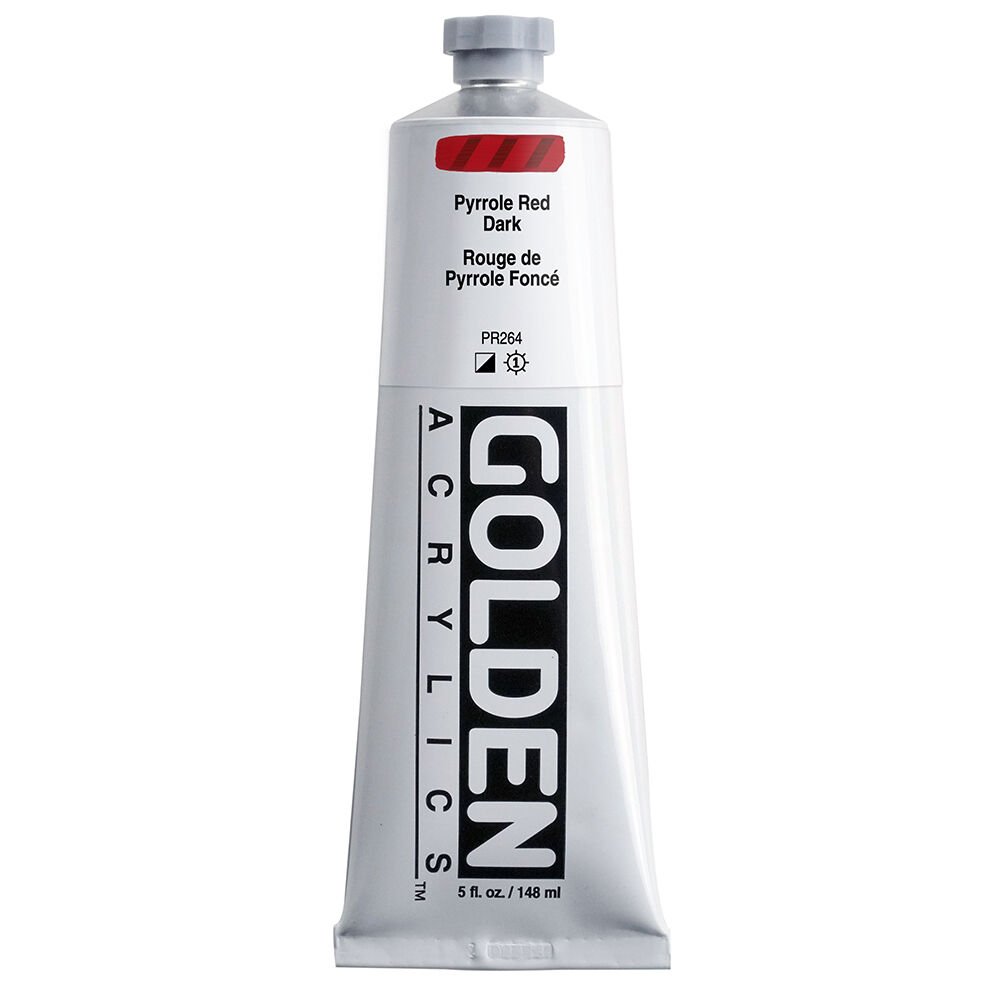 Golden Akrilik HB PYRROLE RED DARK 148 ML