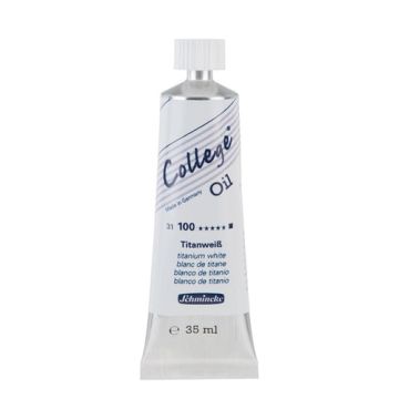 Schmincke College Oil Yağlı Boya 35 ml 100 titanium white
