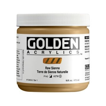 Golden Akrilik HB RAW SIENNA 473 ML