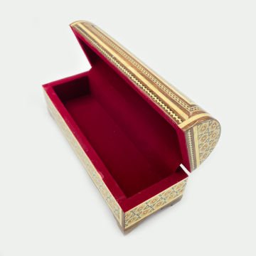 KALEMLİK AHŞAP KUTU TEZHİPLİ SEDEF KAKMA SANDIK TİPİ