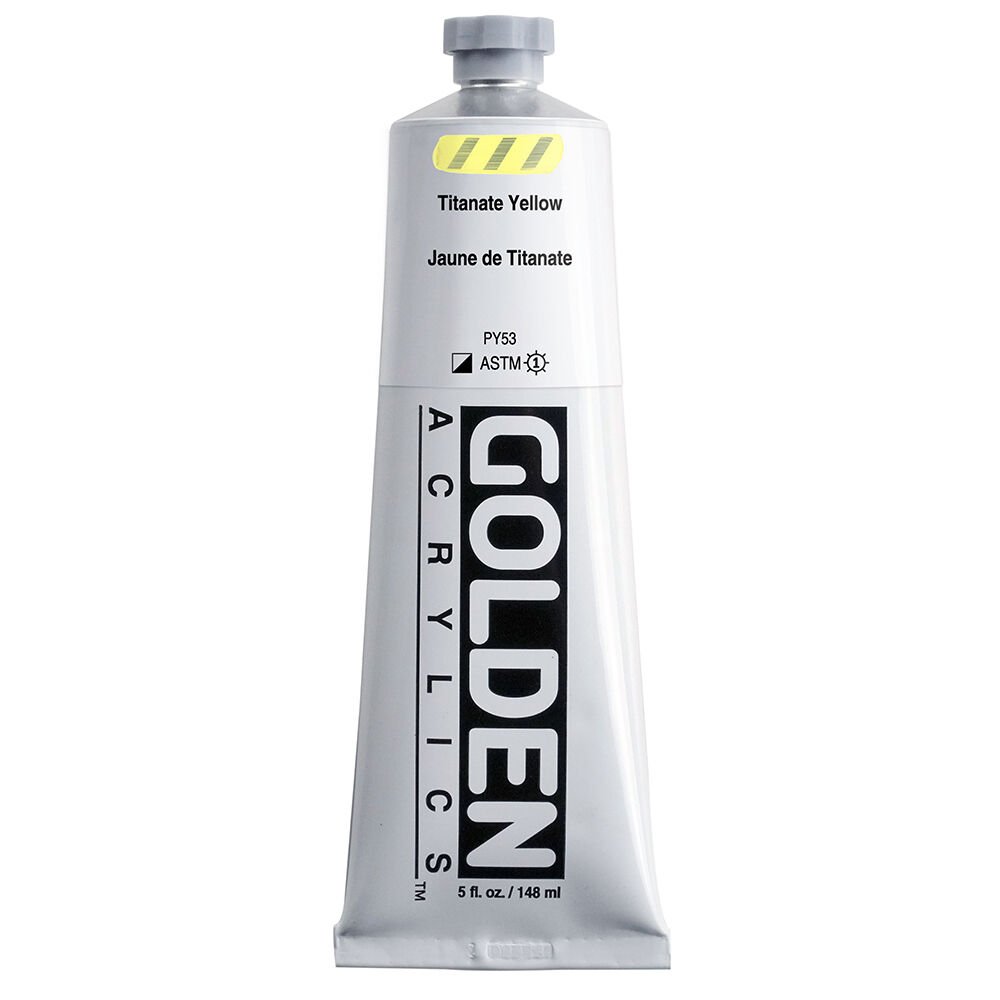 Golden Akrilik HB TITANATE YELLOW 148 ML