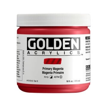 Golden Akrilik HB PRIMARY MAGENTA 473 ML