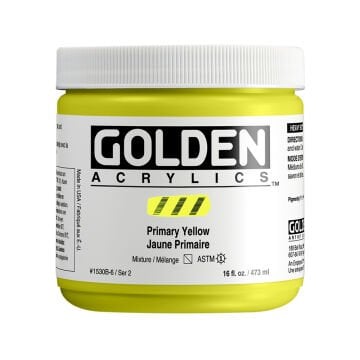 Golden Akrilik HB PRIMARY YELLOW 473 ML