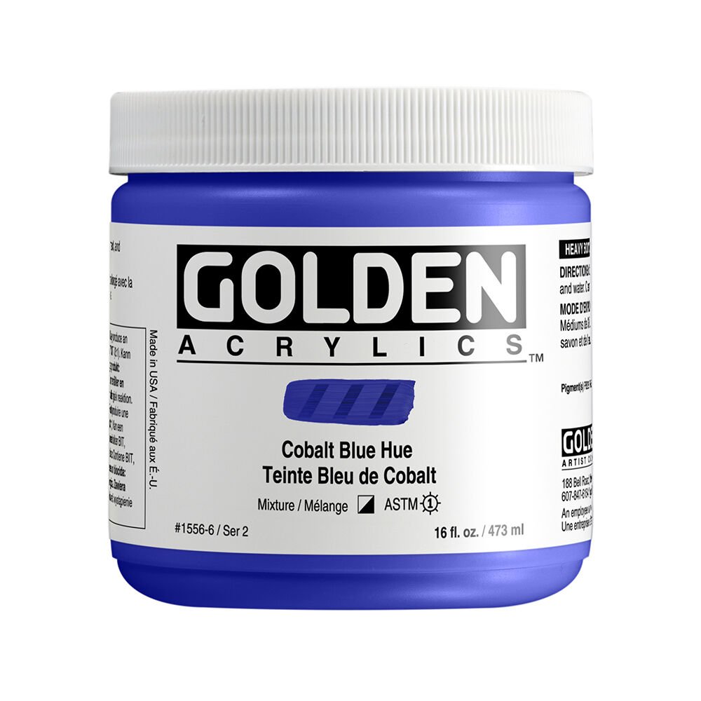 Golden Akrilik HB COBALT BLUE HUE 473 ML