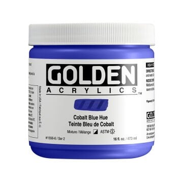 Golden Akrilik HB COBALT BLUE HUE 473 ML