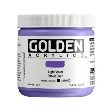 Golden Akrilik HB LIGHT VIOLET 473 ML