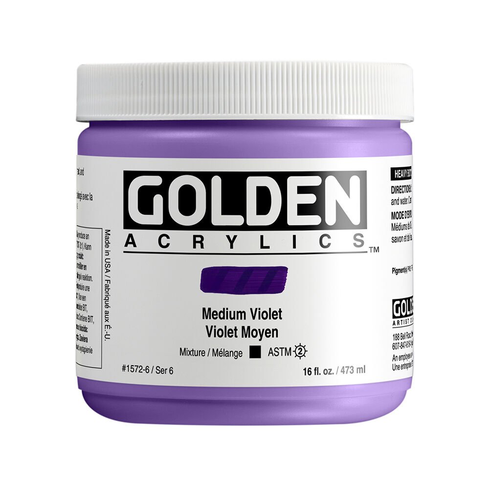 Golden Akrilik HB MEDIUM VIOLET 473 ML