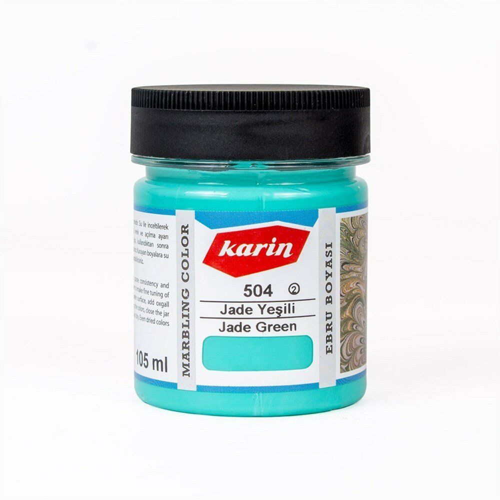 Karin Ebru Boyası 105 ml 504 Jade Yeşili